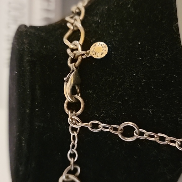 J Crew Nude Tan Beige Clear Faux Gemstone Gold Tone Fashion Costume Necklace - Picture 8 of 16